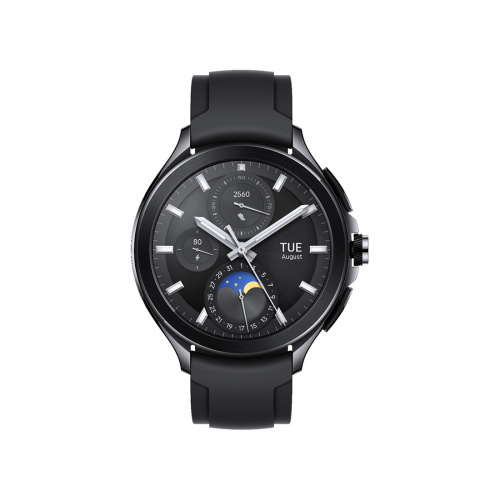 Смарт часы Xiaomi Watch 2 Pro-Bluetooth Black Case with Black Fluororubber Strap фото 3