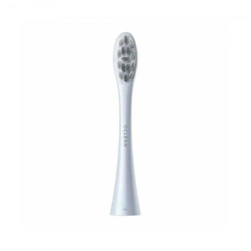 Сменные зубные щетки Oclean Plaque Control-Brush Head (2-pk) Silver фото 3