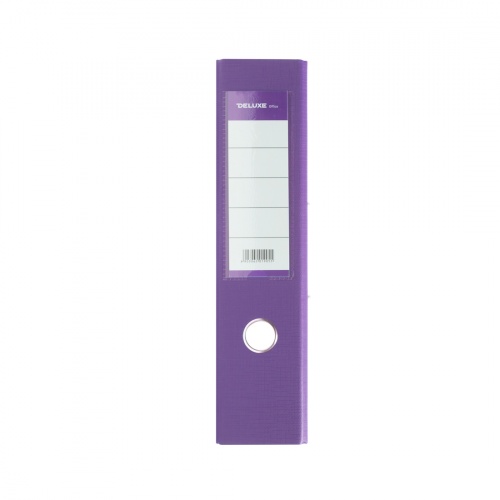 Папка-регистратор Deluxe с арочным механизмом, Office 3-PE1 (3" PURPLE), А4, 70 мм, фиолетовый фото 4