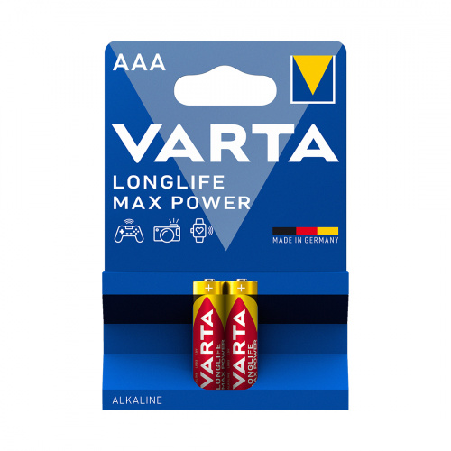 Батарейка VARTA Longlife Power Max Micro 1.5V - LR03/ AAA (2 шт) фото 2