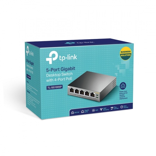 Коммутатор TP-Link TL-SG1005P фото 4