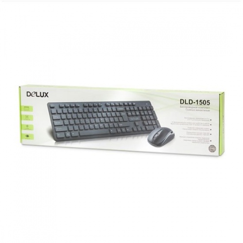 Комплект Клавиатура + Мышь Delux DLD-1505OGB фото 4